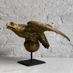 Vintage Mounted 19th Century Steamboat Pilot House Eagle