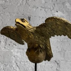 Vintage Mounted 19th Century Steamboat Pilot House Eagle