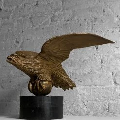 Vintage Mounted 19th Century Steamboat Pilot House Eagle