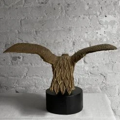 Vintage Mounted 19th Century Steamboat Pilot House Eagle