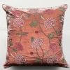 Anke Drechsel Milva Silk Velvet Cushion In Henna