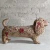 Anke Drechsel Liza Silk Velvet Dachshund In Pink Quartz 2 Anke Drechsel Liza Silk Velvet Dachshund In Pink Quartz