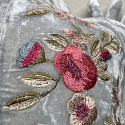 Anke Drechsel Liza Silk Velvet Embroidered Medium Turtle In S Blue Anke Drechsel Embroidered Animals 8 Anke Drechsel Liza Silk Velvet Embroidered Medium Turtle In S Blue Anke Drechsel Embroidered Animals