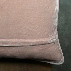 Anke Drechsel Textiles & Rugs Enny Silk Velvet Cushion In Orchid