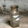 Vintage 19th Century Small Apothecary Bottle With Removable Top Vintage & Antiques