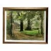 Vintage Evert Rabbers Framed Landscape Drawing