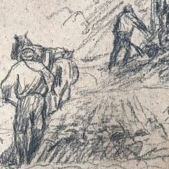 Vintage Art & Objects Evert Rabbers Animal Drawing 24