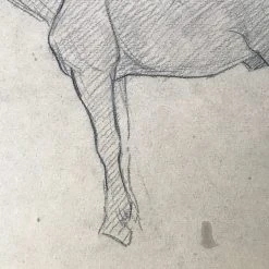 Vintage Evert Rabbers Horse Drawing 26