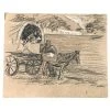 Vintage Evert Rabbers Horse Drawing 44