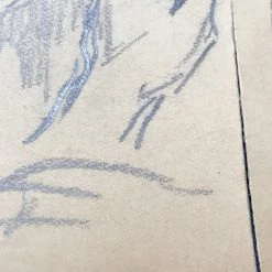 Vintage Evert Rabbers Portrait Drawing 26 Art & Objects