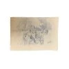 Vintage Art & Objects Evert Rabbers Cow Drawing 42