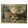 Vintage Evert Rabbers Farm Drawing 55