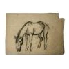 Vintage Art & Objects Evert Rabbers Horse Drawing 60