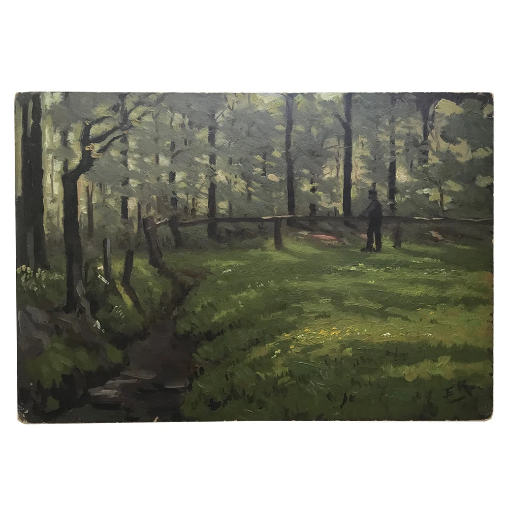 Vintage Evert Rabbers Landscape Painting #14 Art & Objects