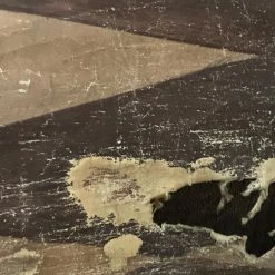 Vintage Art & Objects Late 19th Century Painted Bank Backdrop