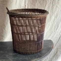 Vintage 19th Century French Woven Basket (#2). Pouches & Totes