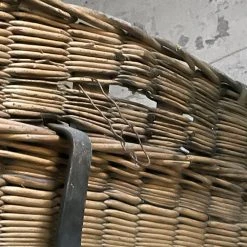 Vintage Hanging Antique French Basket Pouches & Totes