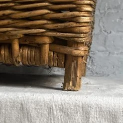 Vintage Antique French Basket Pouches & Totes