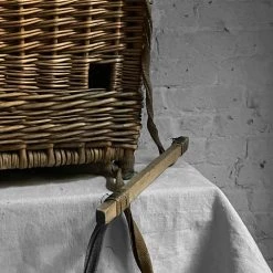 Vintage Antique French Basket Pouches & Totes