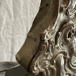 Vintage Dining & Tabletop 19th Century Black Forest Carved Wooden Candlestick Pair