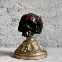 Vintage Early 20th Century Carved Austrian Skull
