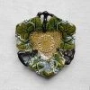 Vintage Dining & Tabletop Antique French Majolica Leaf Dish