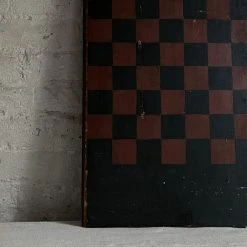 Vintage Antique Painted Checkerboard
