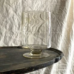 Vintage 19th Century French Lidded Glass Jar