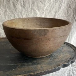 Vintage 19th Century French Wooden Bowl