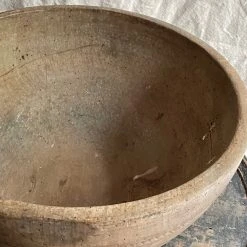 Vintage 19th Century French Wooden Bowl