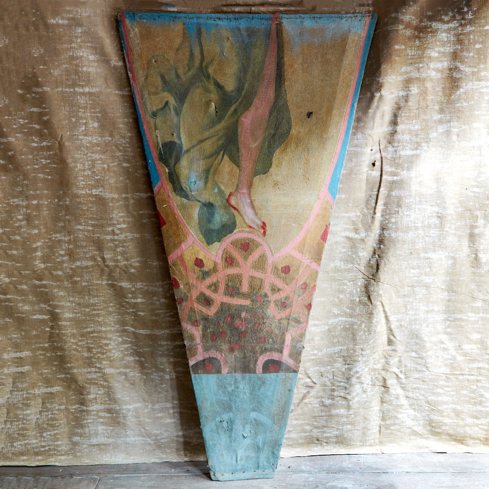 Vintage Set Of 8 19th Century Painted Carousel Panel Art & Objects