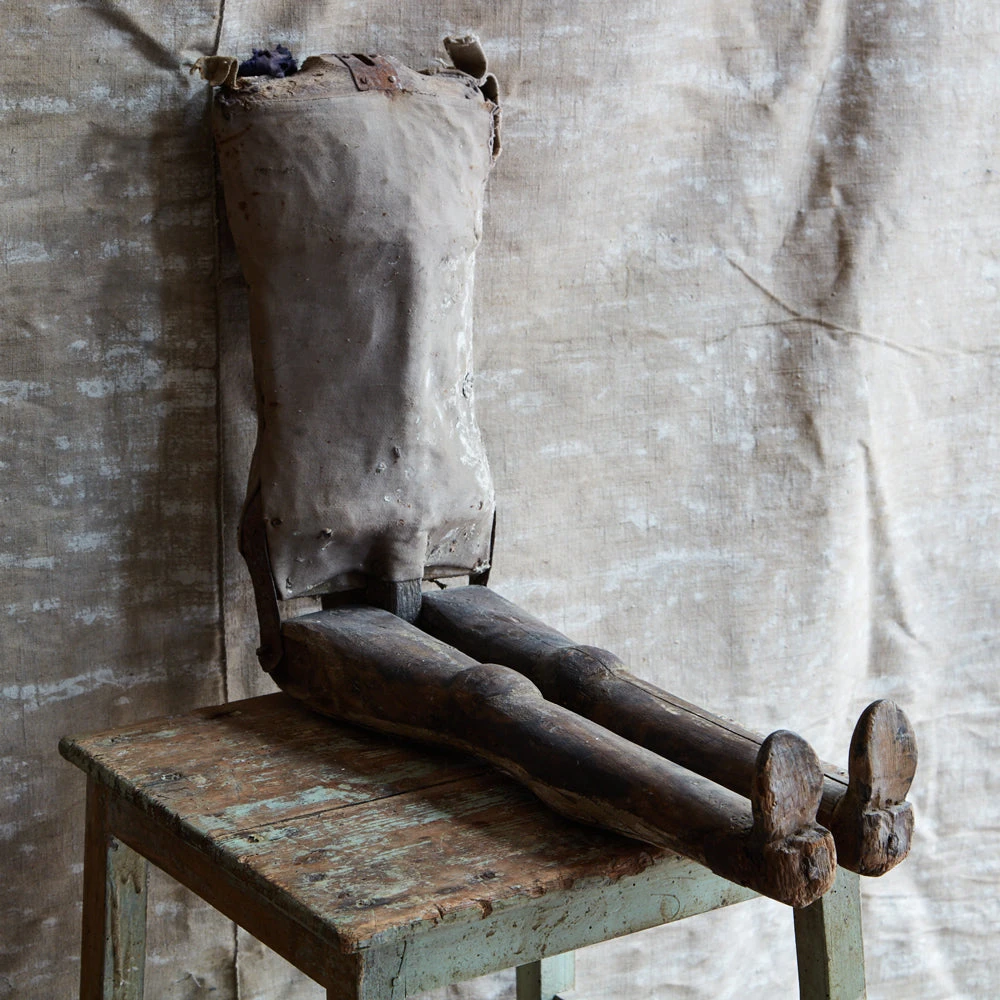 Vintage 19th Century Marionette 3 With Separate Arm Vintage & Antiques