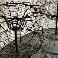 Vintage Pouches & Totes Set Of 19th Century French Wire Stands