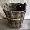 Vintage Pouches & Totes 19th Century Large Woven Harvest Basket (# 70)