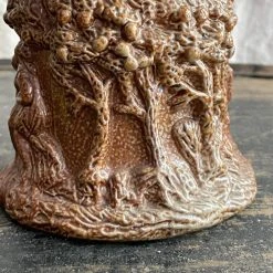 Vintage Dining & Tabletop 19th Century French Lidded Majolica Container