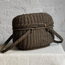 Vintage Pouches & Totes 19th Century Market Basket No. 1