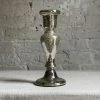 Vintage 19th Century Mercury Glass Candlestick
