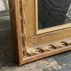 18th Century French Portrait Painting In Vintage Frame