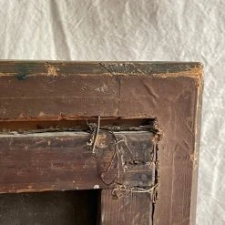 18th Century French Portrait Painting In Vintage Frame