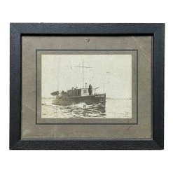 Vintage Boating Photograph Vintage Art