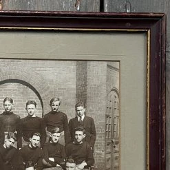 Vintage Football Team Photograph Vintage Art