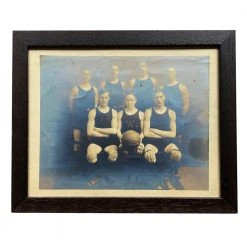 Vintage Art Vintage Basketball Team Photograph