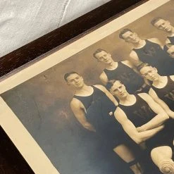 Vintage Art Vintage Basketball Team Photograph