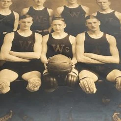 Vintage Art Vintage Basketball Team Photograph