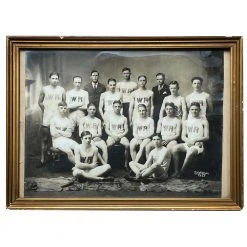 Vintage Athletic Team Photograph Vintage Art