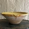 Vintage 19th Century French Glazed Tian Confit Spouted Bowl Dining & Tabletop