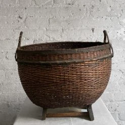 Vintage Late 19th Century Southeast Asia Basket (No. 01) Pouches & Totes