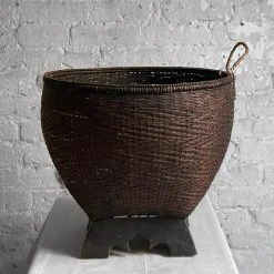 Vintage Late 19th Century Southeast Asia Basket (No. 02)