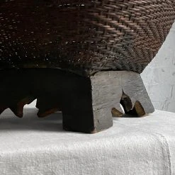 Vintage Late 19th Century Southeast Asia Basket (No. 02)