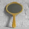 Vintage Celluloid Framed Hand Held Mirror